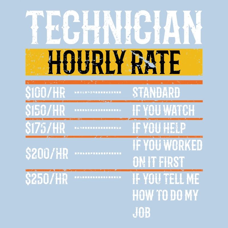 Technician Hourly Rate Maintenance Technician Tech