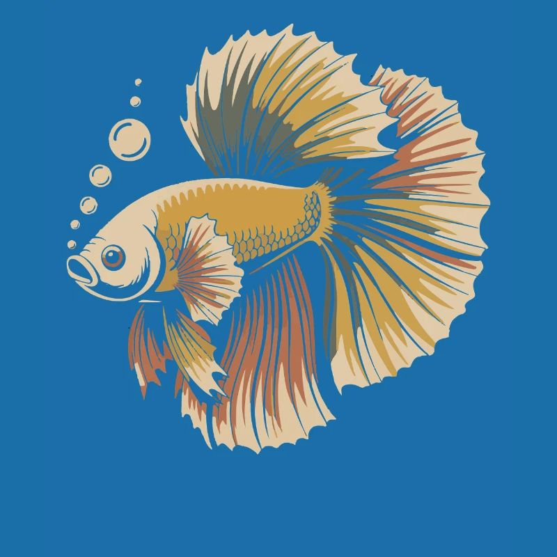 Betta Couleur Explosion Poisson