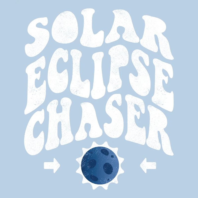 Solar eclipse chaser white