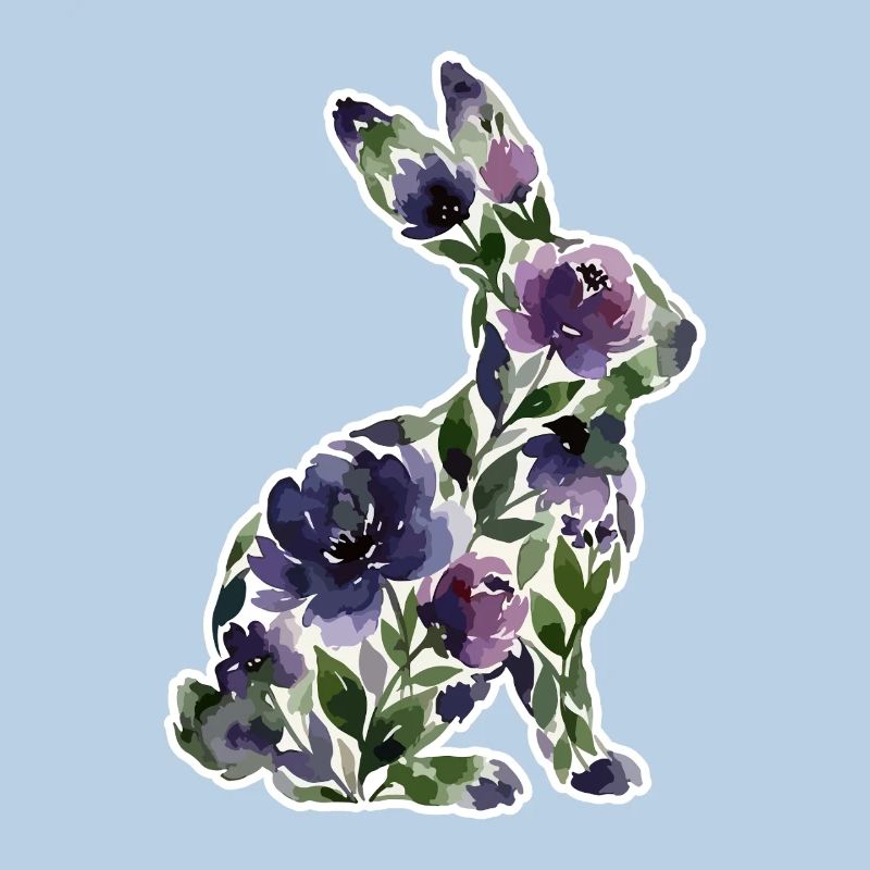 Fleurs en forme de lapin