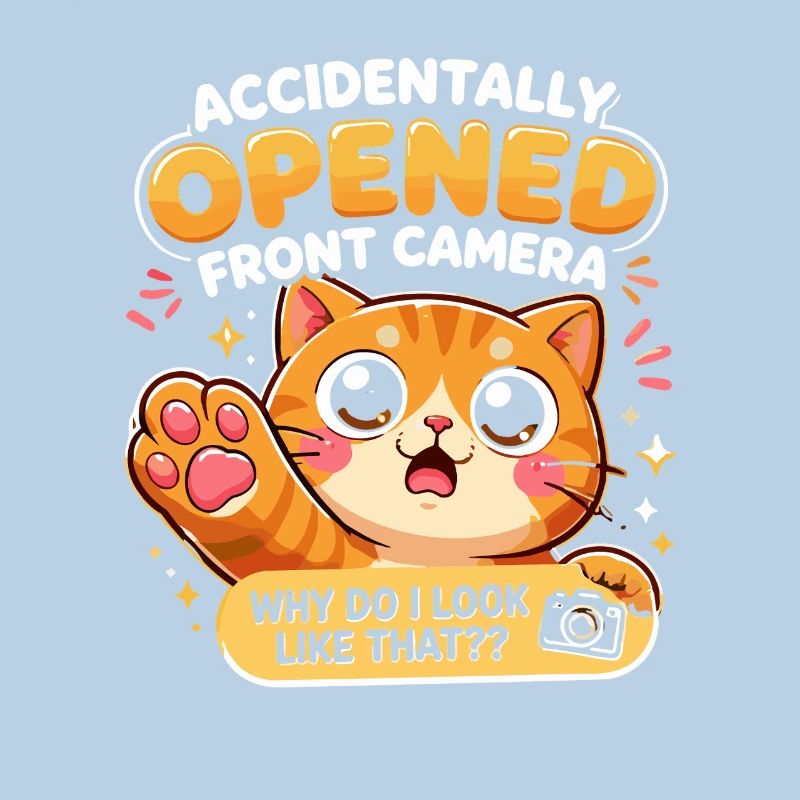 Chat caméra frontale ouvert accidentellement