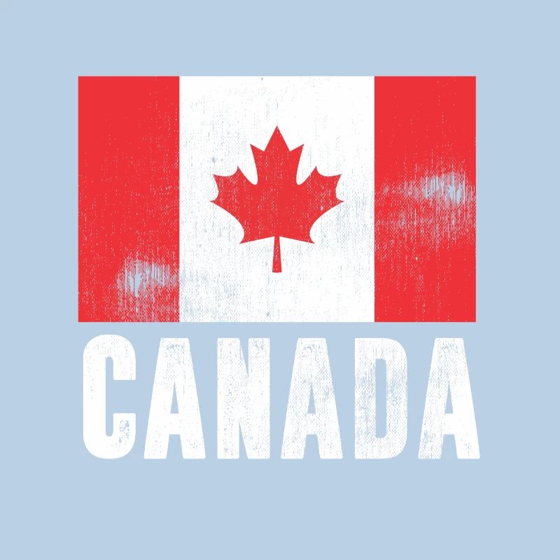 Drapeau du Canada Drapeau du Canada Vintage Retro