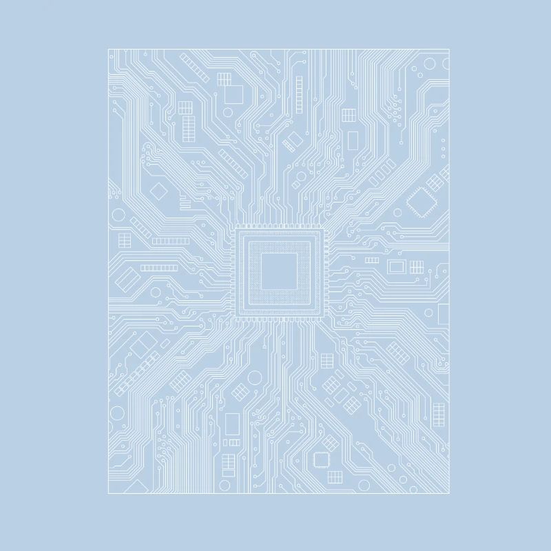 Circuito dal computer - scheda