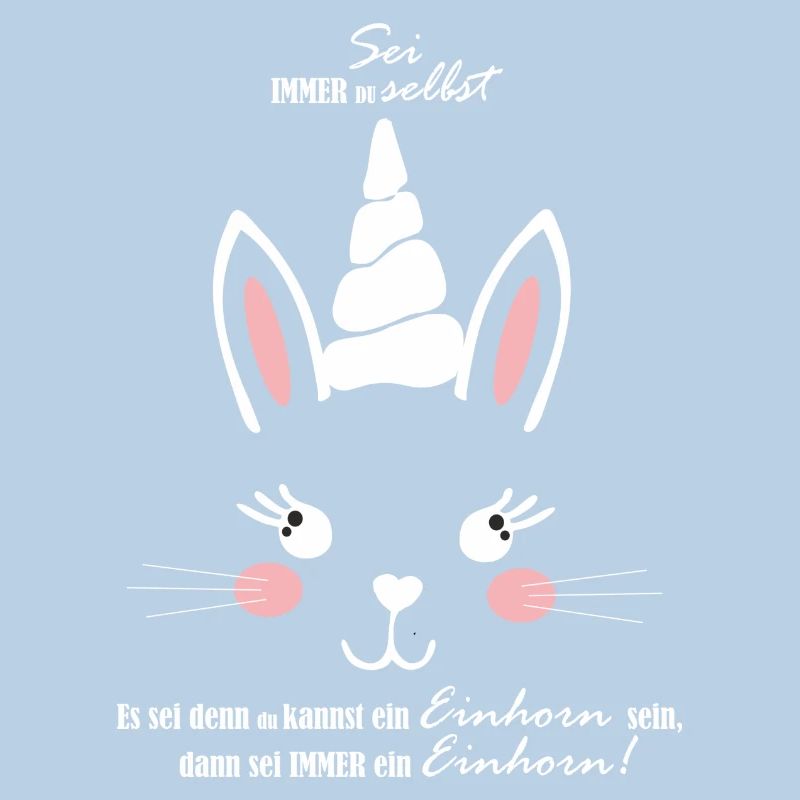 Hase oder Einhorn, oder ein Mischling -Unicorn