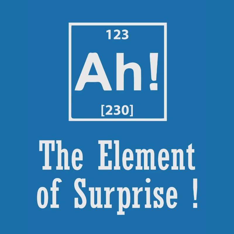 Das Element der Überraschung