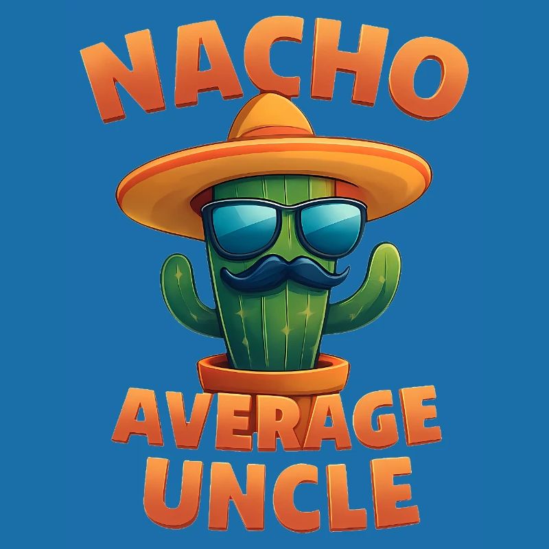 Nacho Average Uncle Cactus Design