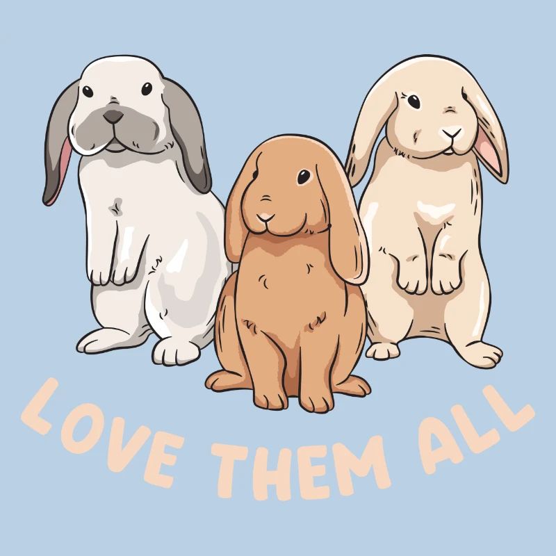 Cute rabbit design for bunny owners