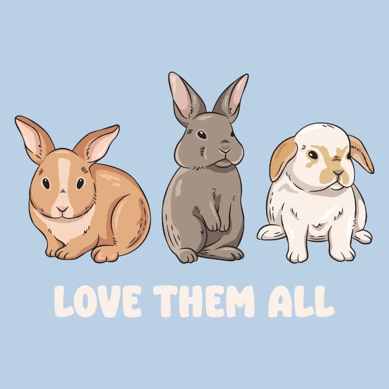 Cute rabbit design for bunny owners