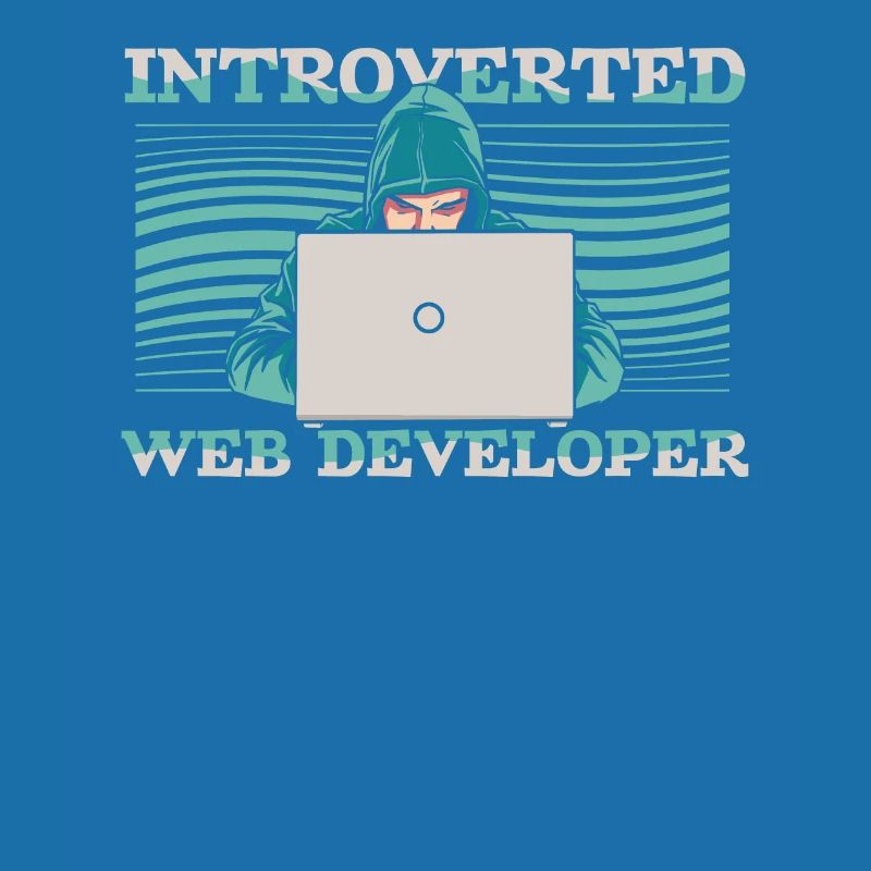 Web Entwickler Webdeveloper Introvertierte