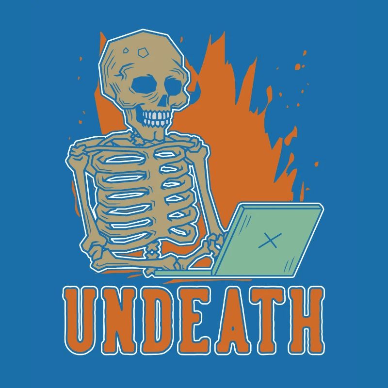 Developer Coder Programmer Skeleton Undeath