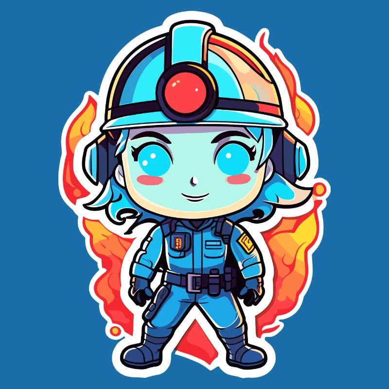 Firefighter Drawing