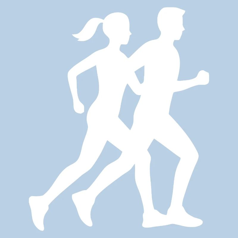 Dynamic Running Silhouette Design
