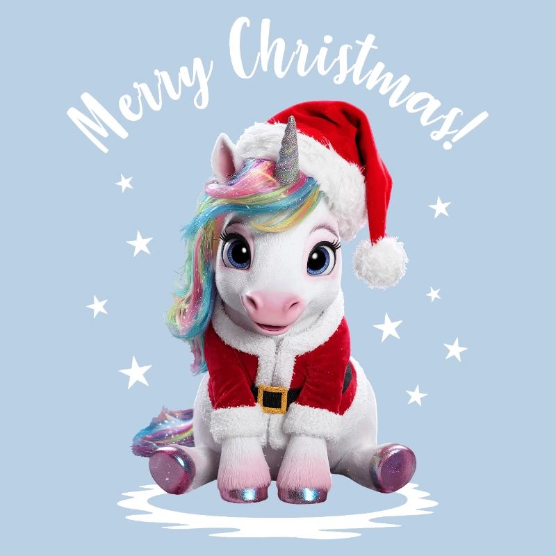 Einhorn Weihnachtsshirt Einhorn Weihnachtspullover