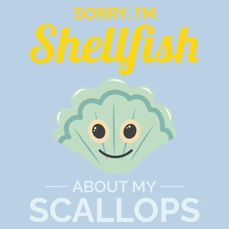 Scallop Seashells Collector Beachcomber Shellfish