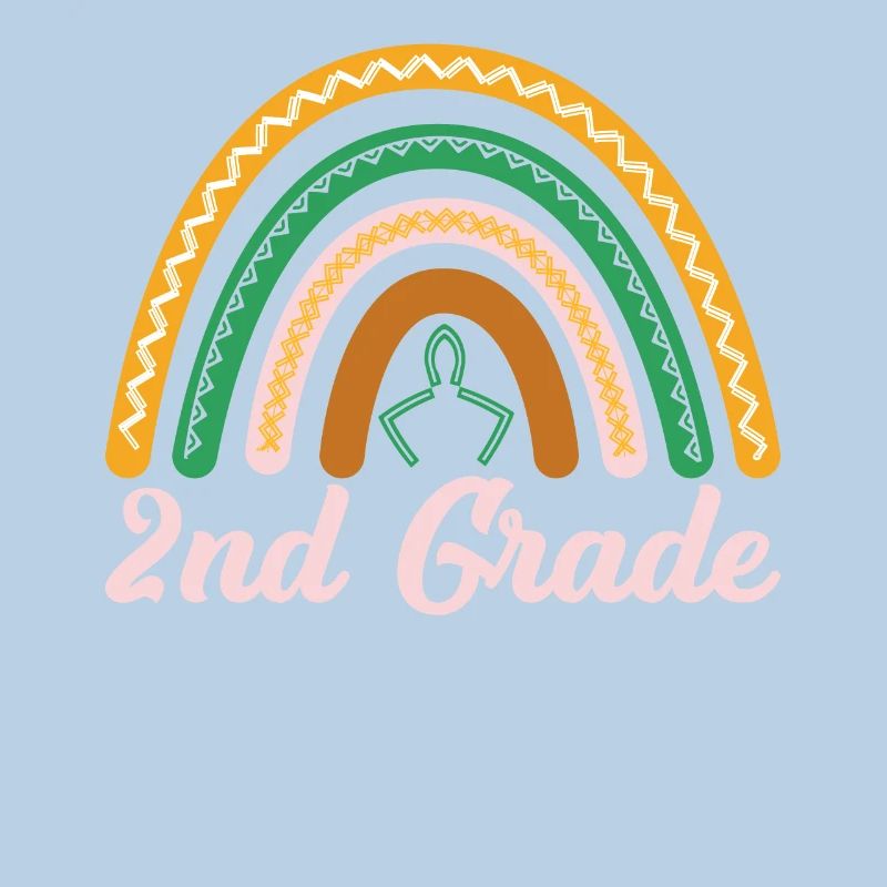 2nd class Leopard Rainbow Design for students and