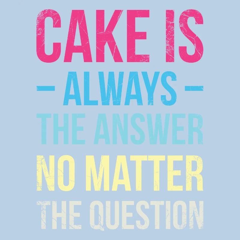 Cake is always the answer, whether for bakers