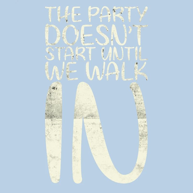 The party doesn't start until we work for the bride