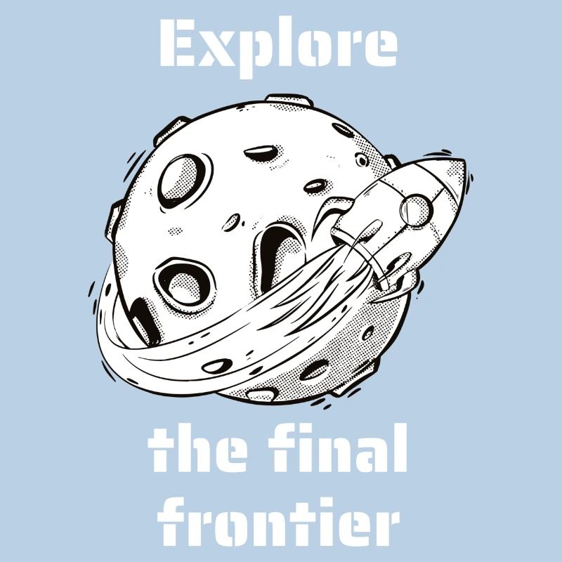 Explore The Final Frontier Retro Outer Space