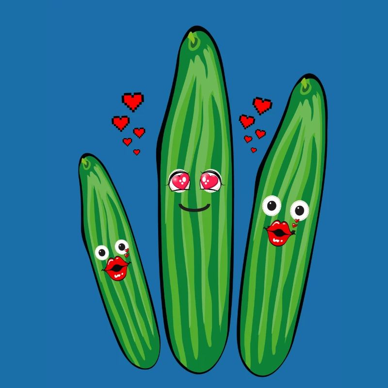 Trio de concombre,Concombre,Concombre,Concombre,Concombre,Concombre,Cœurs,Amour