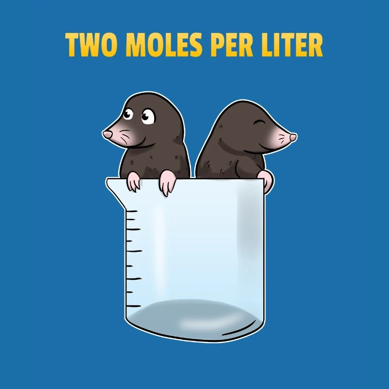 Two Moles Per Liter Mole Science Science