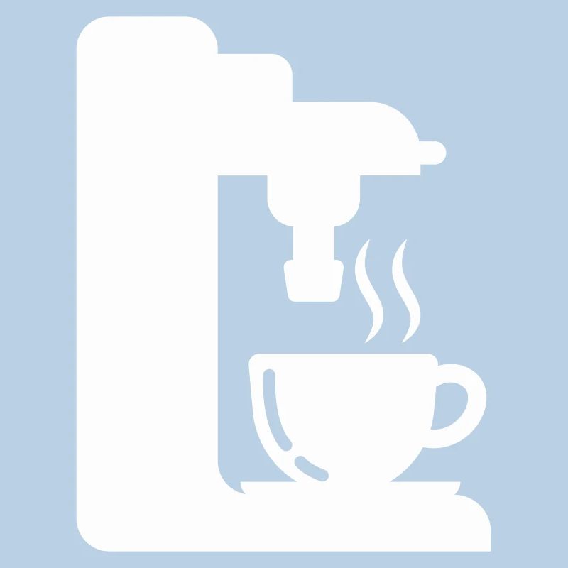 Illustration de café de contour de machine à expresso