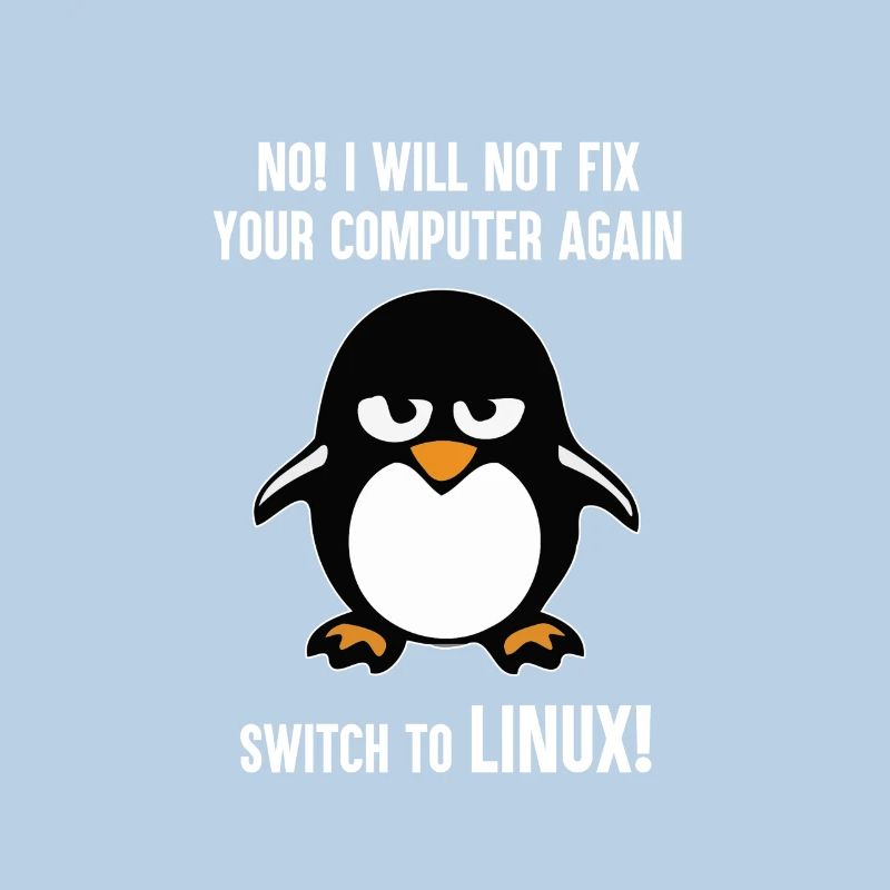Programmieren Informatik Geschenk · Linux