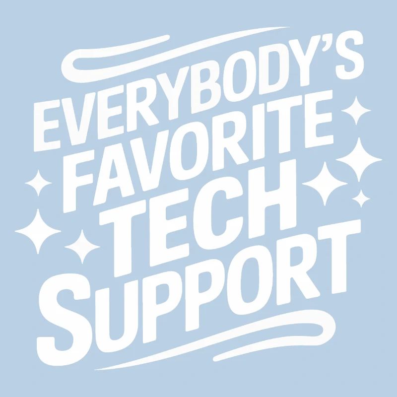 Technischer Support Computerfreak Nerd