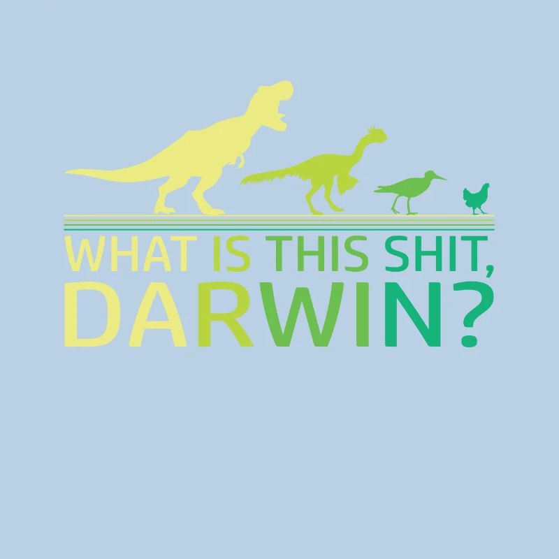 Funny Evolution Dino Dinosaur Darwin T-Rex