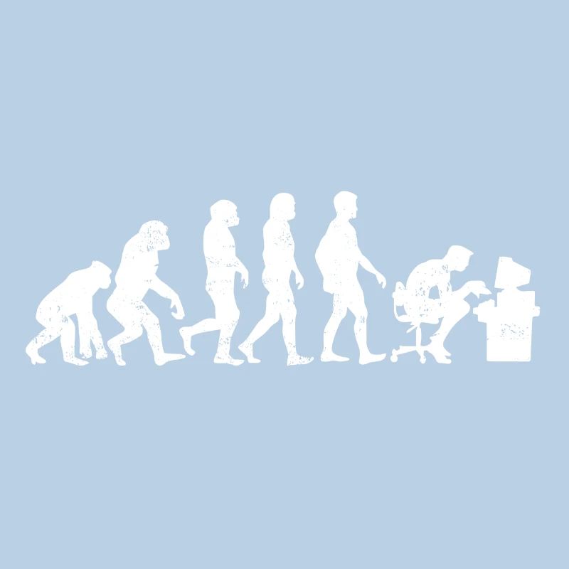 Programmer evolution coder informatik gift