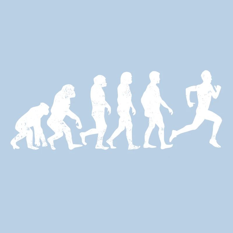 l'évolution de coureur de jogging course cadeau marathon