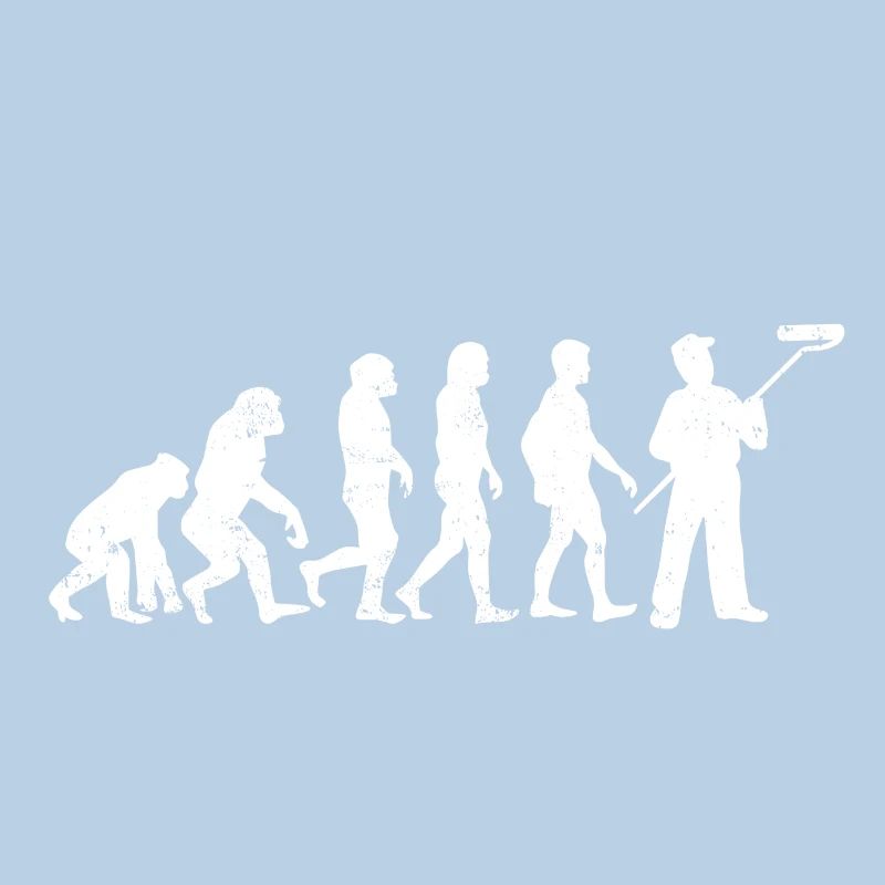 Painter evolution painter profession gift job