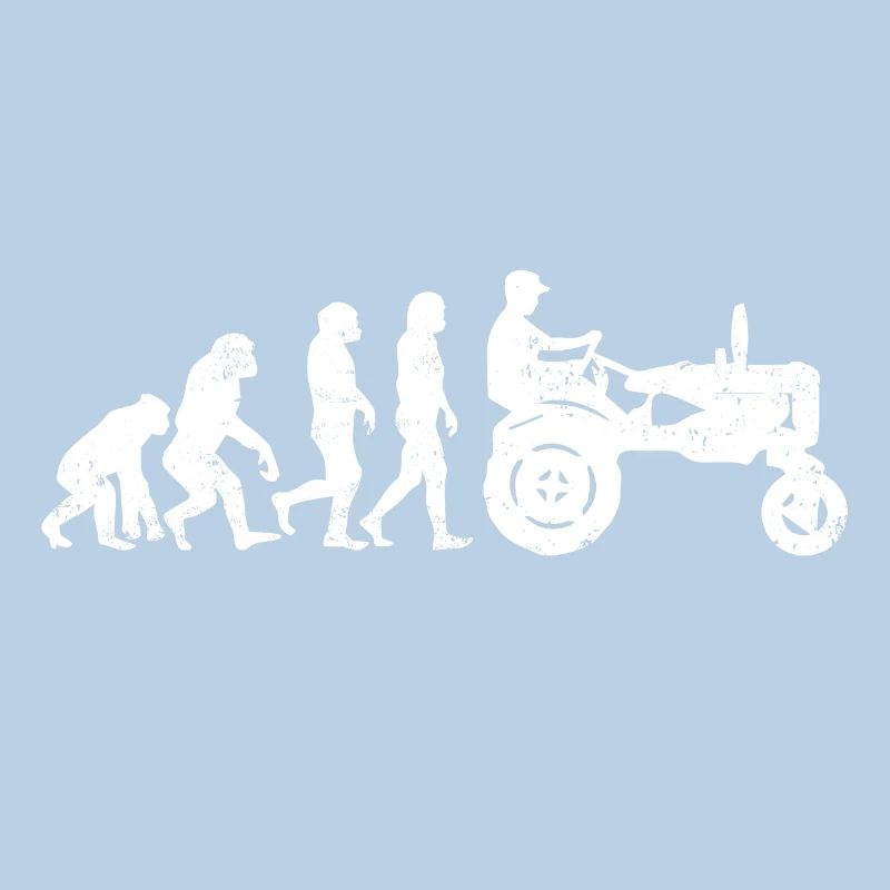 Traktor Evolution bauer landwirt geschenk acker
