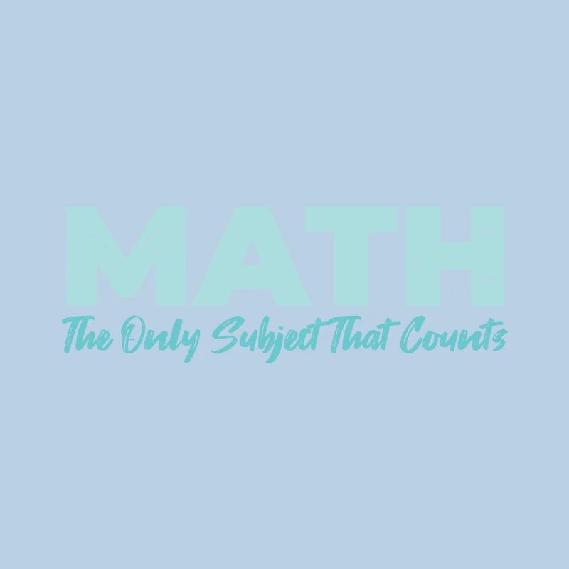Math Le seul sujet qui compte Idée cadeau