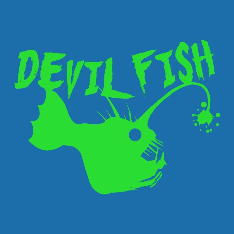 Fish devil fish Funny gift idea