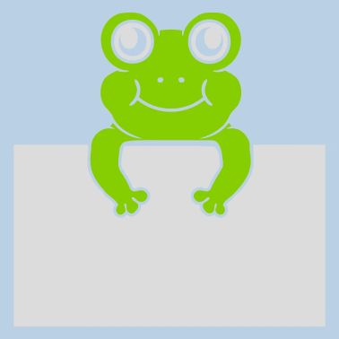 Testo presente Comic Frog
