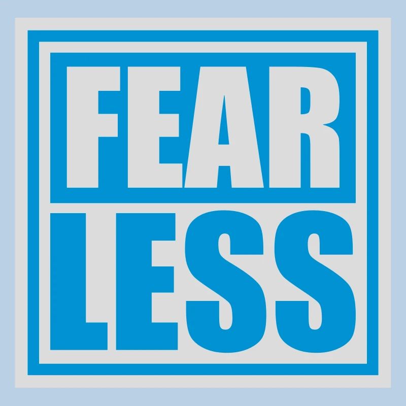 fearless Text Quote Design
