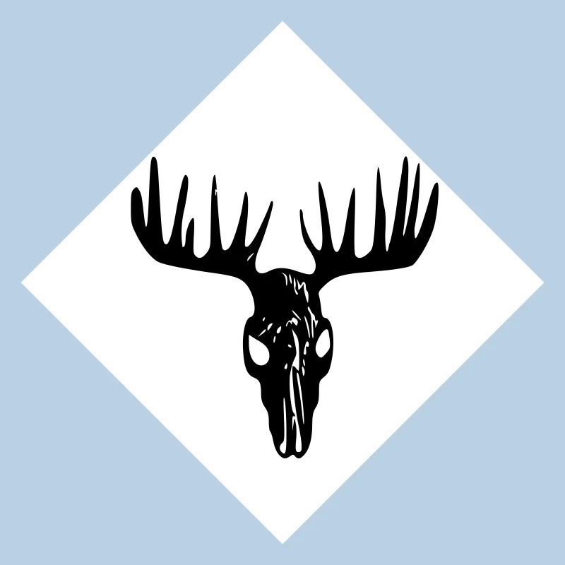 Elch-Schädel
