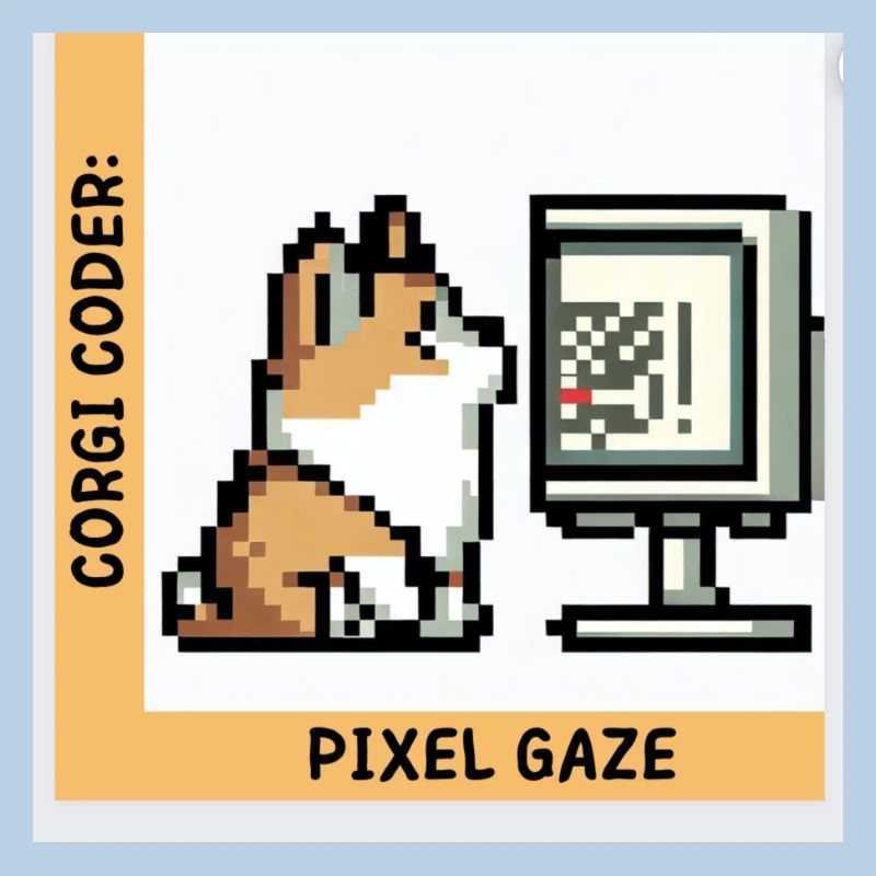 Corgi Coder: Pixel Gaze