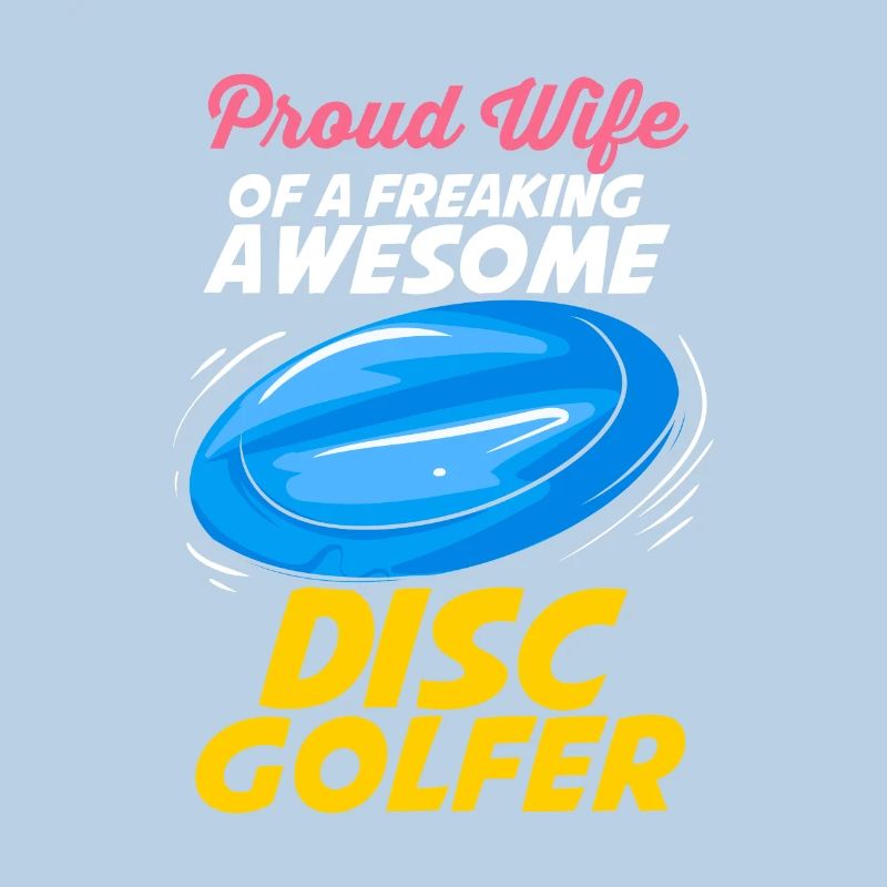 Ehefrau eines Discgolfers Disc Golf