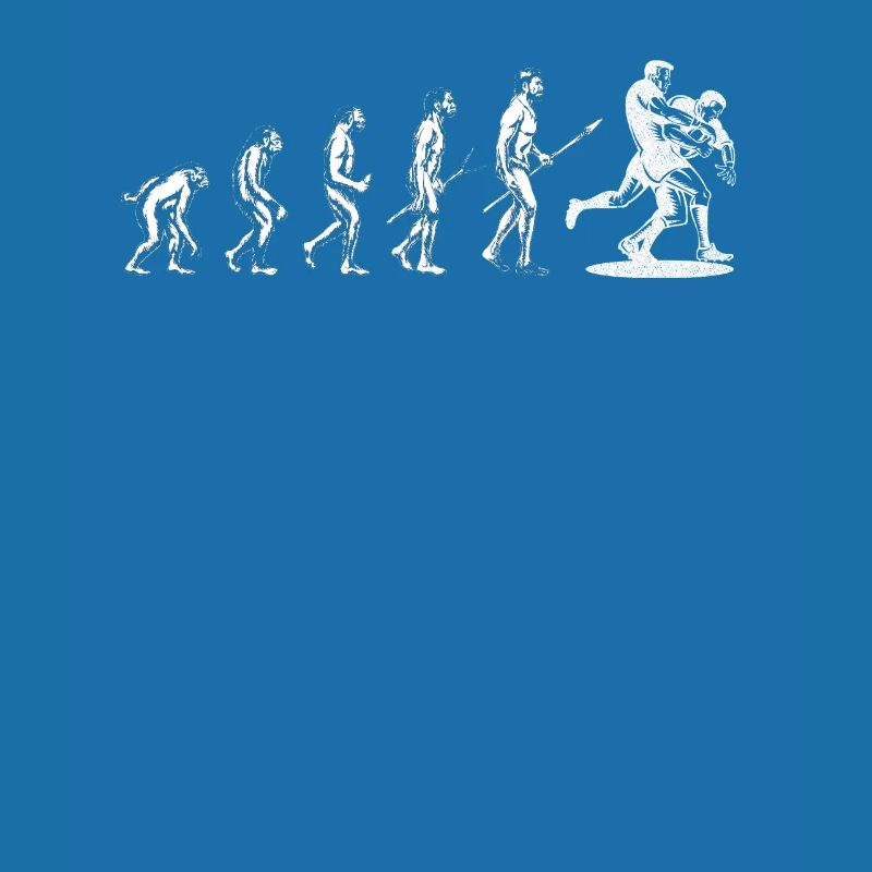 Evolution Du Rugby Tee Shirt