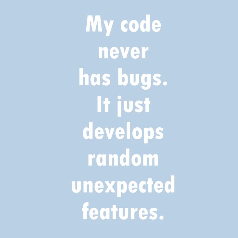 Code de programmeur bugs nerd informatique