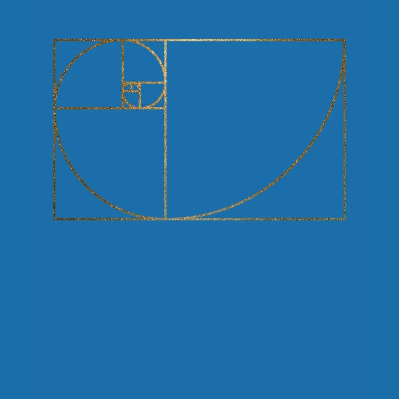 Fibonacci Sequence section d'or en spirale