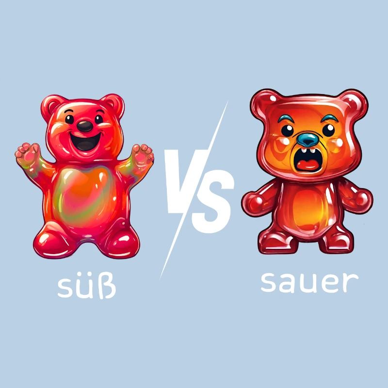Süßes oder Saueres Gummibären