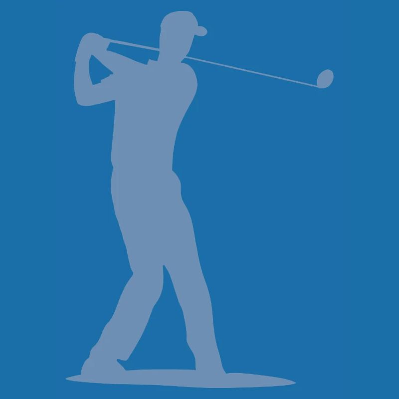 Golfer Silhouette - Tee Golf