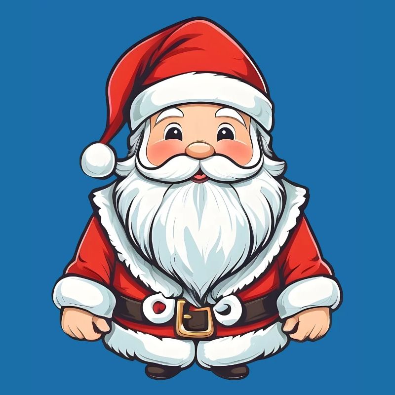Comic Weihnachtsmann