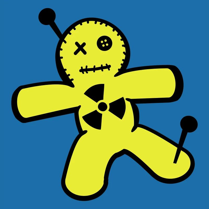 Voodoo doll against nuclear power