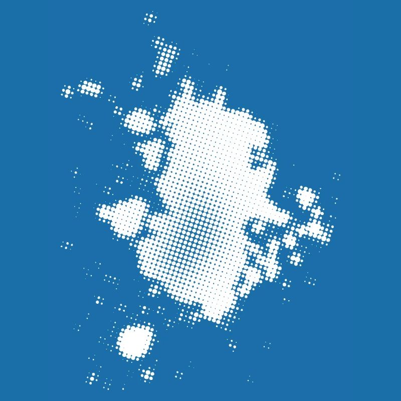 Flash, Dots Background Asymmetrical | rasterized