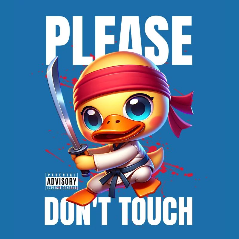Please don`t tough Duck Karate Ninja