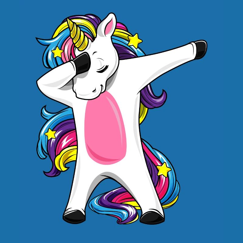 Dabbing Einhorn Regenbogen Mädchen Geschenk