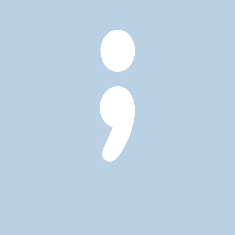 Retro Programmer Coder Semicolon Old School